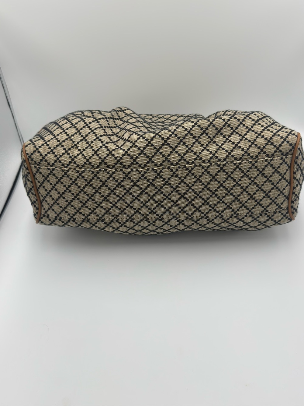 Gucci Canvas & Leather Trim Shoulder Bag with Hangtag - Picture 6 of 13